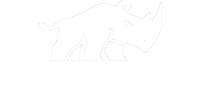 black rhino logo white