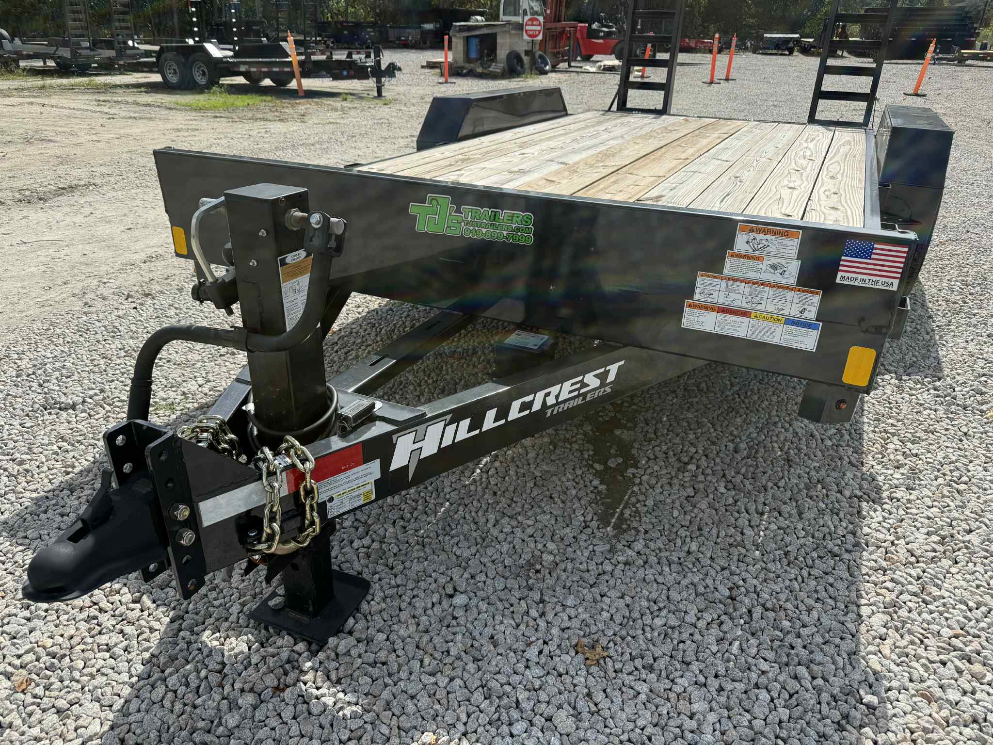 2026 Hillcrest Trailers 7X16 TANDEM AXLE EQUIPMENT TRAILER